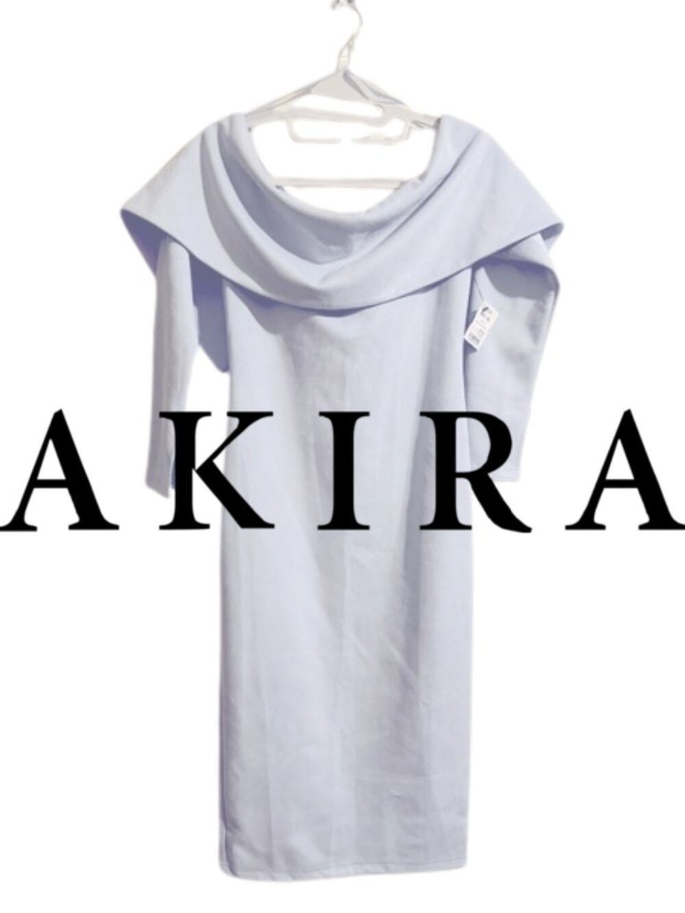 Akira Off-Shoulder Vegan Suede Midi Bodycon Dress